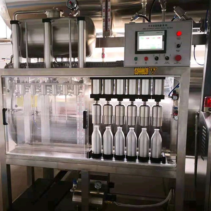 Semi automatic 6 head craft draft beer glass bottle filling and capping machine supplier ZXF